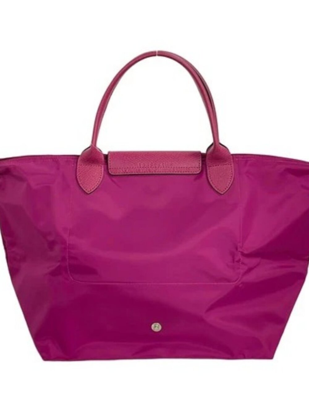 LONGCHAMP Le Pliage Club Pink Nylon Leather Handbag - Picture 3 of 9